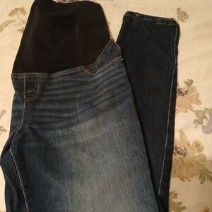 Isabel Maternity by Ingrid & Isabel Dark Blue Jeggings